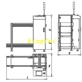 SMT-lijn Automatische PCB-magazine losser PCB-lader en losser