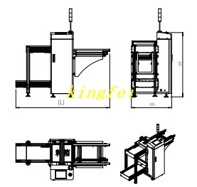 SMT-lijnmachine Volledig automatische platenstapler SMT-lader-ontlader