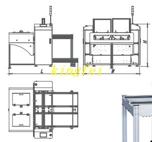 kopen NL-M-TN SMT laders en lossen machine NG / OK Board Harvester online vervaardiging