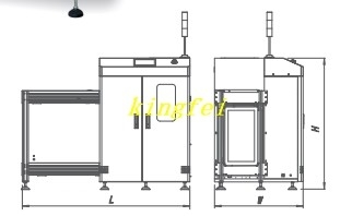 SMT PCB Magazine Rack Loader en Unloader
