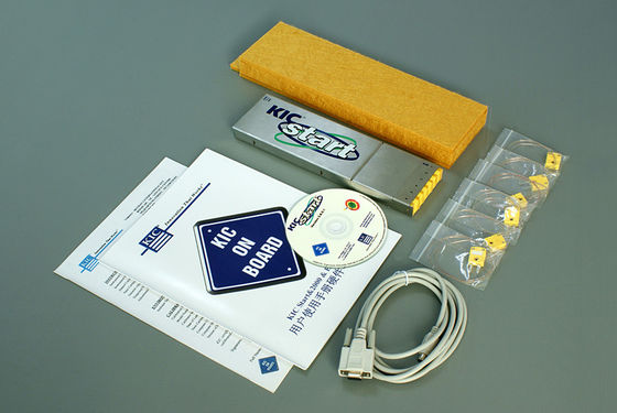 kopen KIC-BEGIN Thermisch Profiel, Thermisch Profilling de Terugvloeiingsprofiel 9 van SMT 6 Kanaalmeetapparaat online vervaardiging