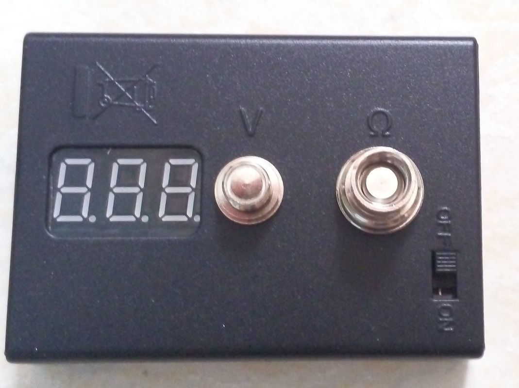De Vervangstukken van SMT van de OHMmeter, Weerstandsmeetapparaat voor e-Sigaret 510 Draadrda RBA DIY verstuiver